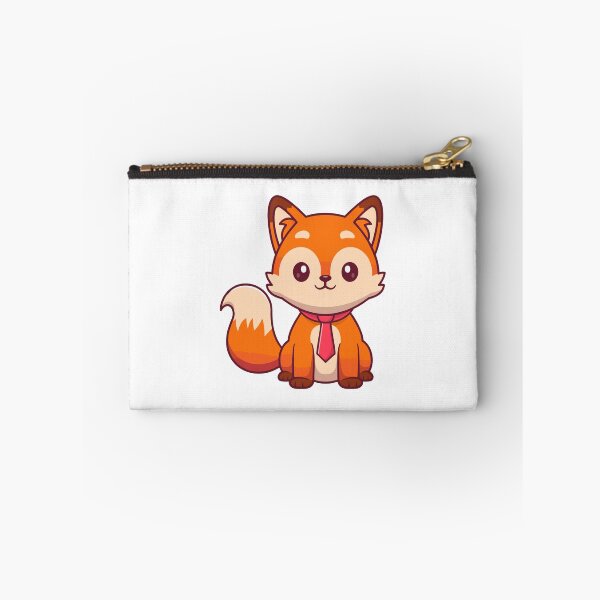 Item preview, Cute Fox Wearing Red Tie Cartoon designed and sold by Nirwestwarr.