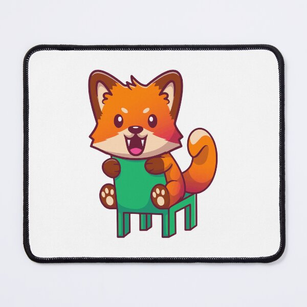 Item preview, Happy Red Panda Sitting on Chair Cartoon designed and sold by Nirwestwarr.