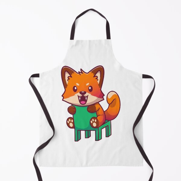 Item preview, Happy Red Panda Sitting on Chair Cartoon designed and sold by Nirwestwarr.