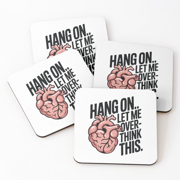 Item preview, Hang On Let Me Overthink This Funny Anxiety Brain Design designed and sold by PrintMastery.