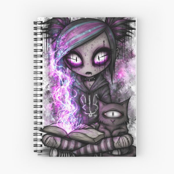 Item preview, Hex & WhiskersThe Little Witch Who Reads the Dark designed and sold by DonaldWaltersxx.