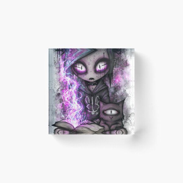 Item preview, Hex & WhiskersThe Little Witch Who Reads the Dark designed and sold by DonaldWaltersxx.