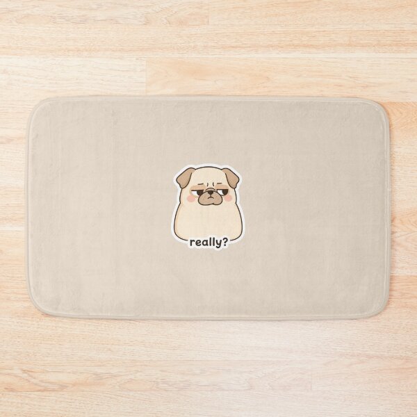 Item preview, Funny Side Eye Pug Sticker Cute Minimal Meme Dog Reaction Sticker designed and sold by Digital_products_0111.