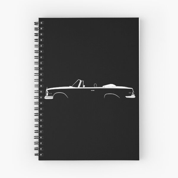 Artikelvorschau, 280 SE Cabriolet (W111) (Weiß) entworfen und verkauft von Car Silhouettes.