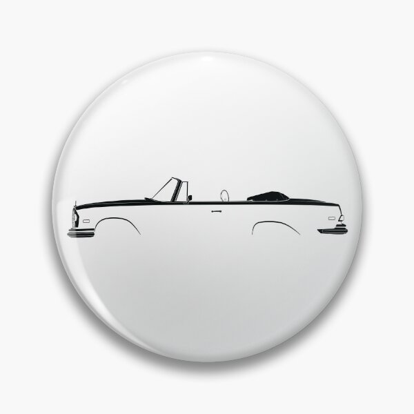 Item preview, 280 SE Cabriolet (W111) (Black) designed and sold by Car Silhouettes.