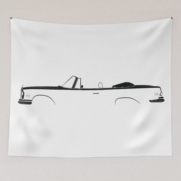 Item preview, 280 SE Cabriolet (W111) (Black) designed and sold by Car Silhouettes.