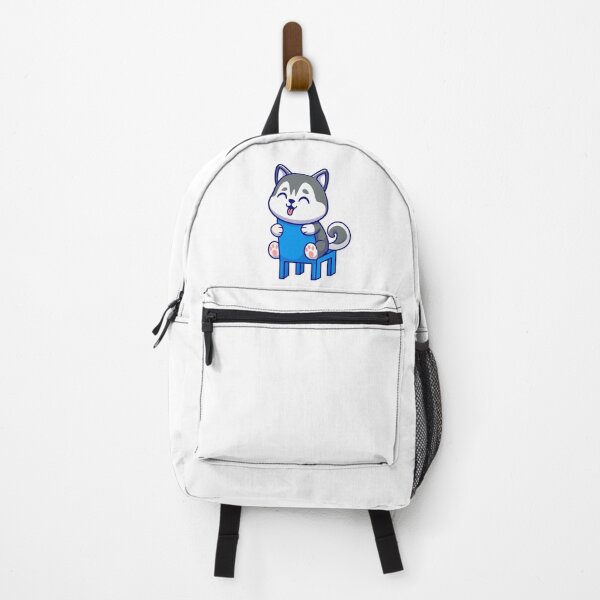 Item preview, Cute Husky Dog Sitting on Blue Chair designed and sold by Nirwestwarr.