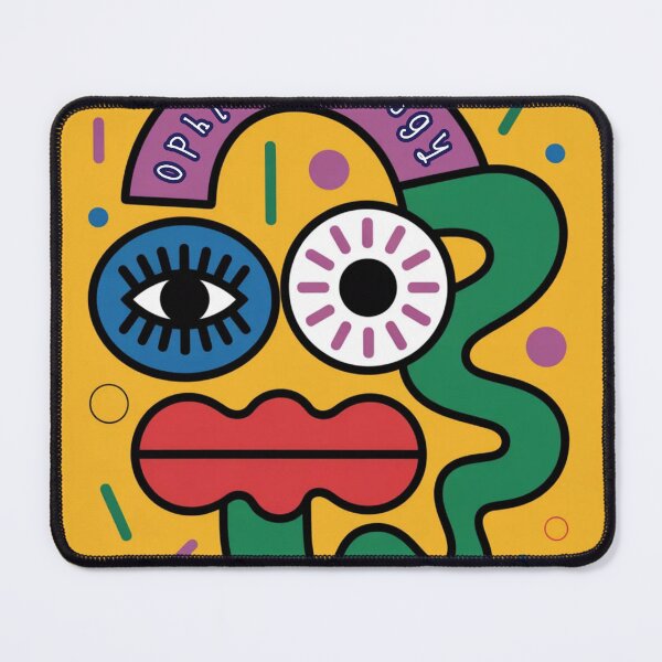 Item preview, Cute Cartoon Abstract Ophthalmology Yellow ,brafdesign  designed and sold by Brafdesign.