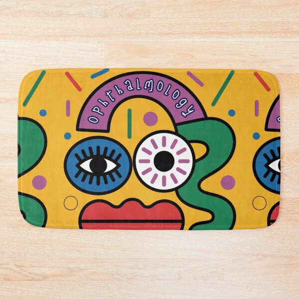 Item preview, Cute Cartoon Abstract Ophthalmology Yellow ,brafdesign  designed and sold by Brafdesign.