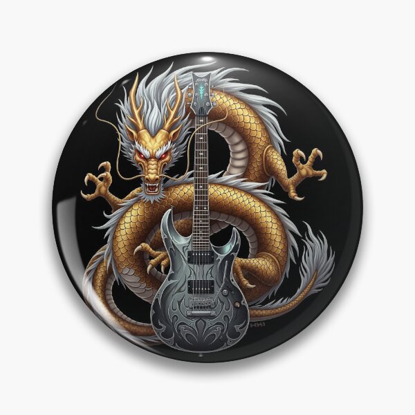 Item preview, The Dragon's Riff - Golden Fury & Silver Strings designed and sold by HexOne.