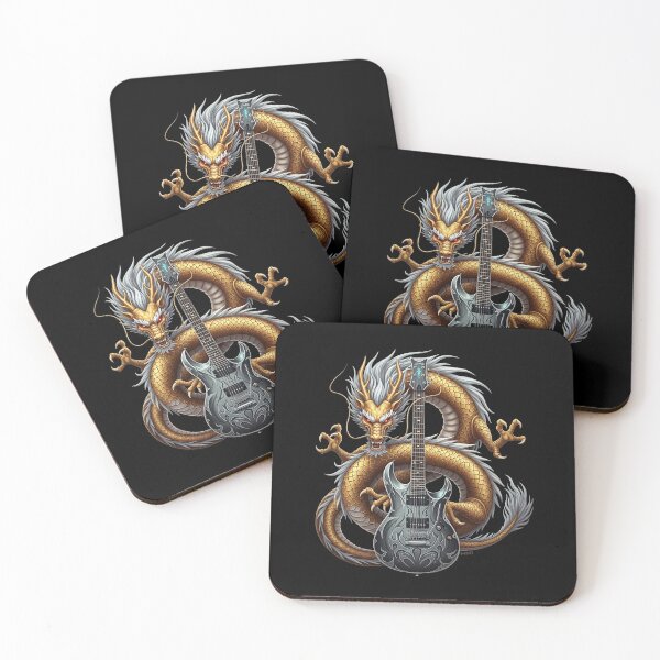 Item preview, The Dragon's Riff - Golden Fury & Silver Strings designed and sold by HexOne.
