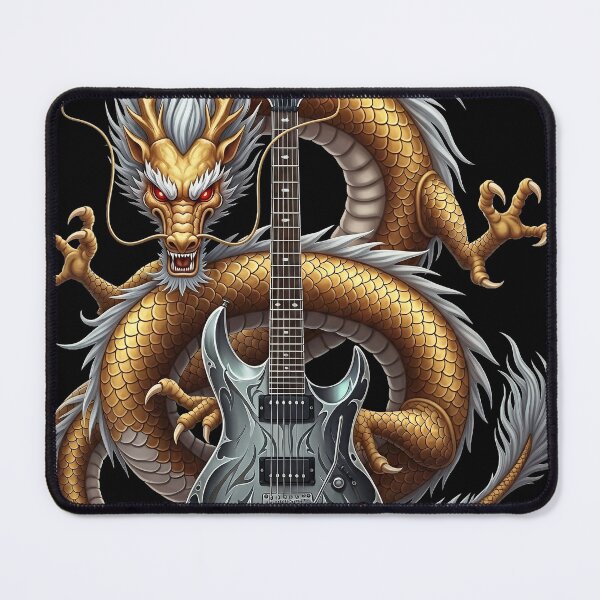 Item preview, The Dragon's Riff - Golden Fury & Silver Strings designed and sold by HexOne.