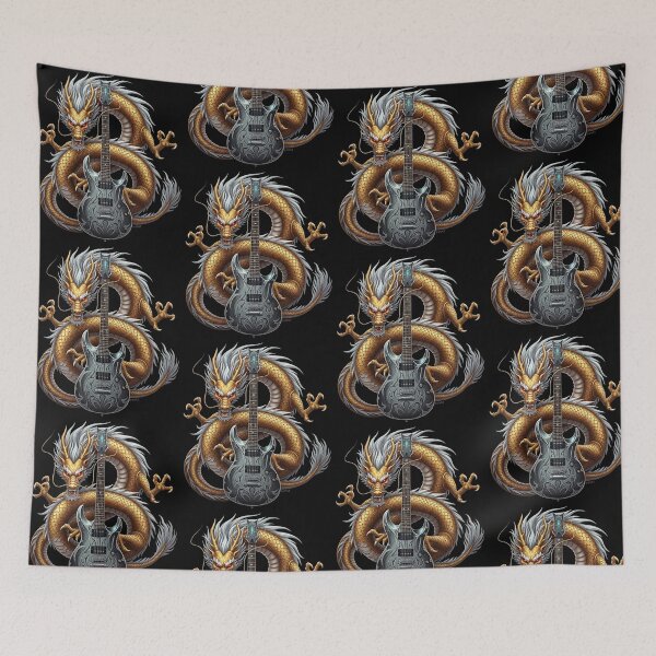 Item preview, The Dragon's Riff - Golden Fury & Silver Strings designed and sold by HexOne.