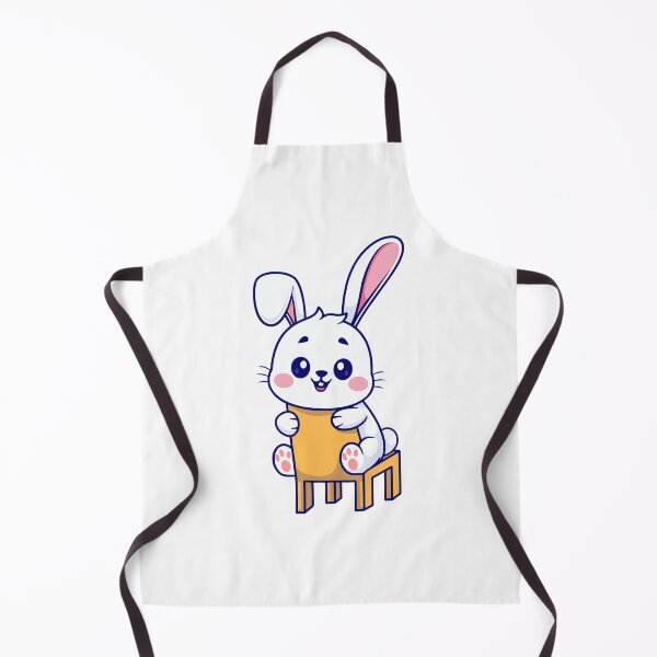 Item preview, Cute White Bunny Rabbit Sitting on Chair designed and sold by Nirwestwarr.