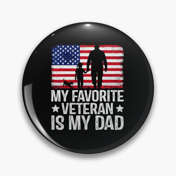 Item preview, Proud Veteran Dad Tribute With American Flag Silhouette designed and sold by zamiokaline.
