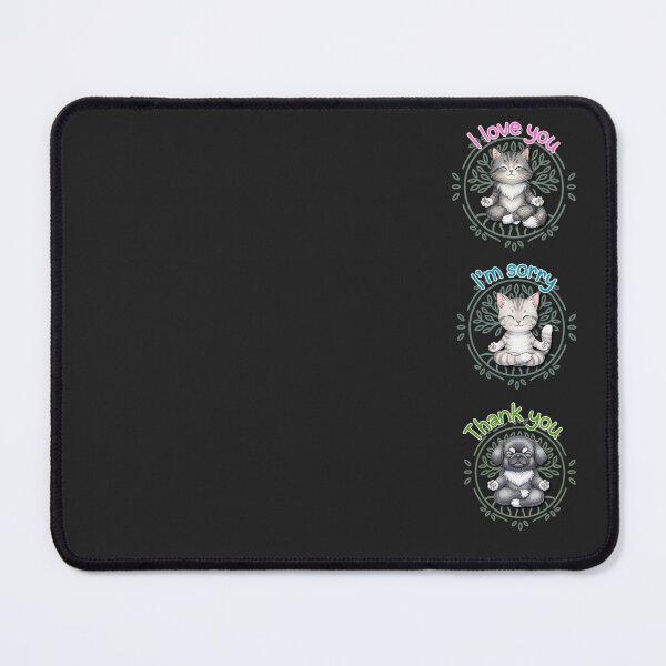 Item preview, Ho'oponopono Prayers: I Love You, I'm Sorry, Thank You - Meditating Animals Design designed and sold by AbuCAni Studio .