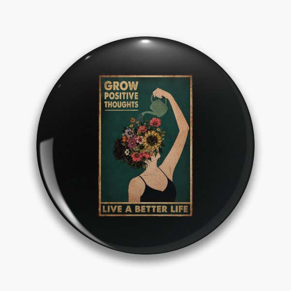 Item preview, Retro Floral Self Growth Poster Art with Positive Mindset designed and sold by ferminhays.