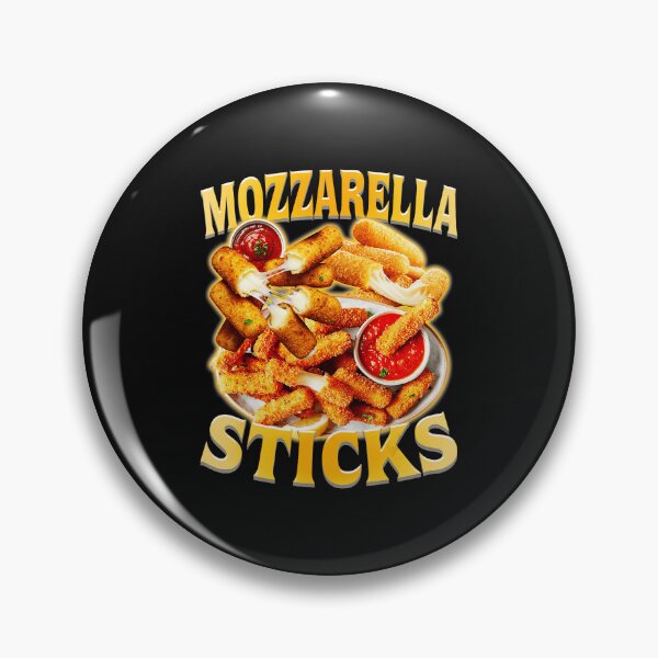 Item preview, Crispy Mozzarella Sticks Retro Snack Lover Food Humor designed and sold by Masonixem.