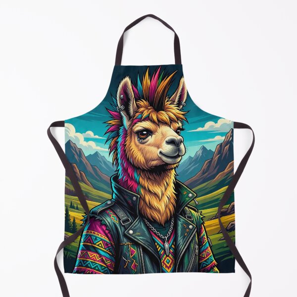Artikelvorschau, Urbanes Lama-Totem – Punk-Edition entworfen und verkauft von etermagico.