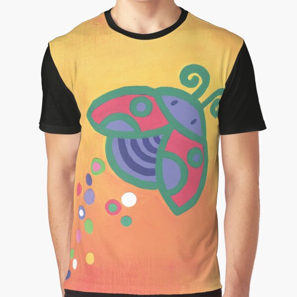 Flying Ladybird Graphic T-Shirt