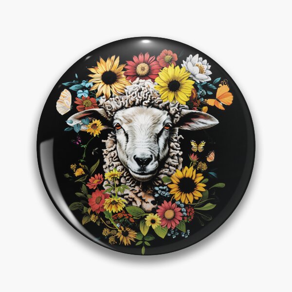Item preview, Funny Sheep Floral Colorful Boys Girls Kids designed and sold by rafaeltto.