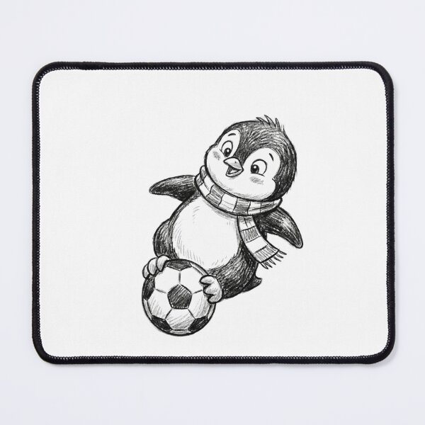 Item preview, Cute Penguin Soccer Star - 2026 World Cup Fluffy Forward designed and sold by TaiwanMemory.