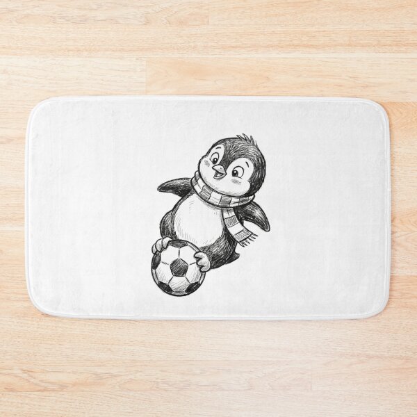 Item preview, Cute Penguin Soccer Star - 2026 World Cup Fluffy Forward designed and sold by TaiwanMemory.