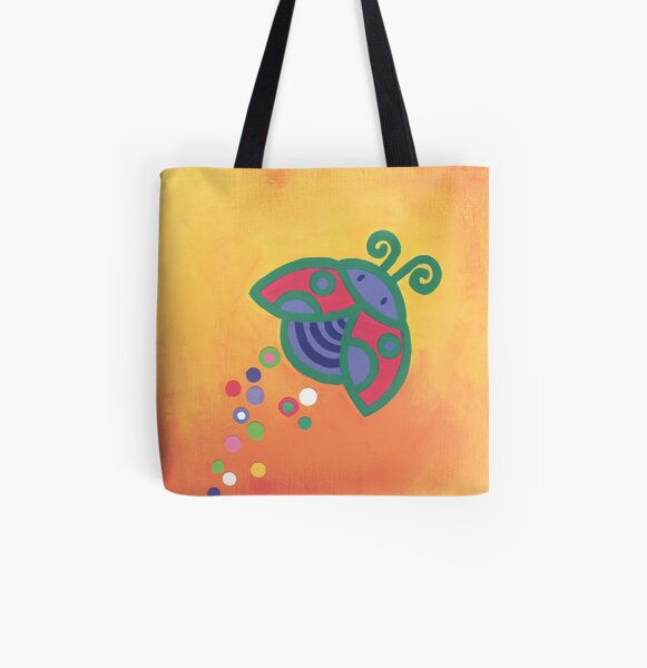 Flying Ladybird All Over Print Tote Bag