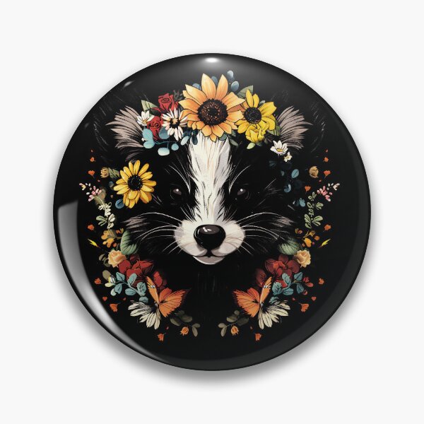 Item preview, Funny Skunk Floral Colorful Boys Girls Kids designed and sold by rafaeltto.