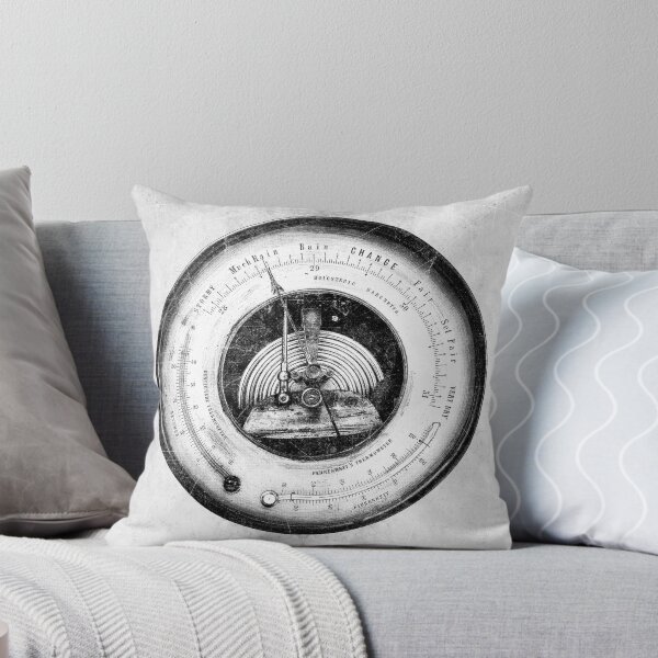 Item preview, Holosteric Aneroid Barometer Exposed Mechanism Victorian Dark designed and sold by Ghoul Enterprises.