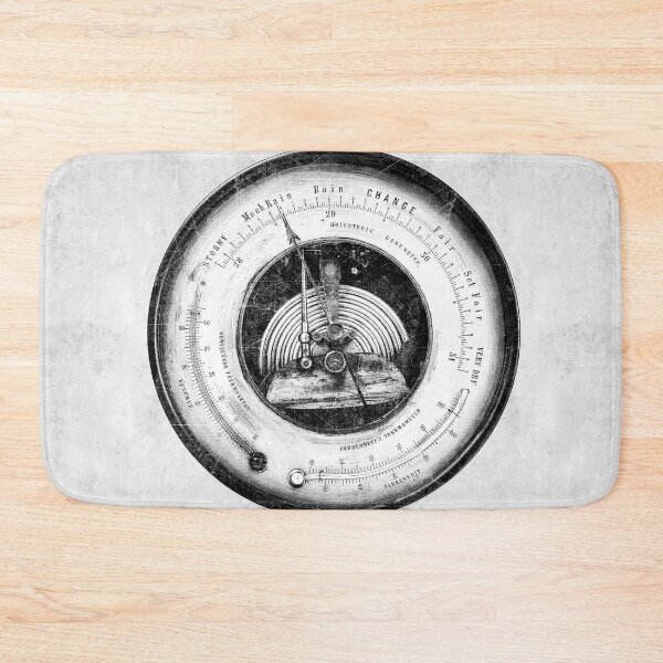 Item preview, Holosteric Aneroid Barometer Exposed Mechanism Victorian Dark designed and sold by Ghoul Enterprises.