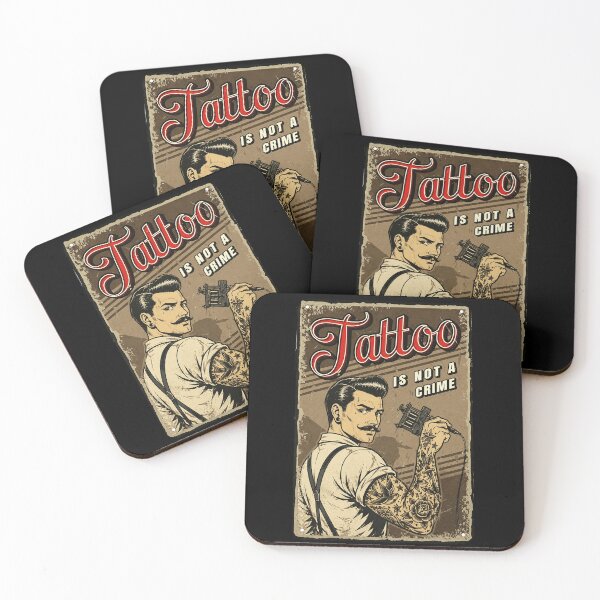 Item preview, Vintage Tattoo Artist Rebel Style Retro Ink Culture Poster designed and sold by Modaozushi216.
