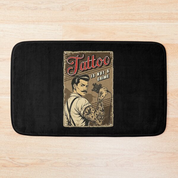 Item preview, Vintage Tattoo Artist Rebel Style Retro Ink Culture Poster designed and sold by Modaozushi216.