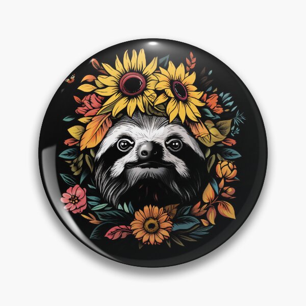 Item preview, Funny Sloth Floral Colorful Boys Girls Kids designed and sold by rafaeltto.