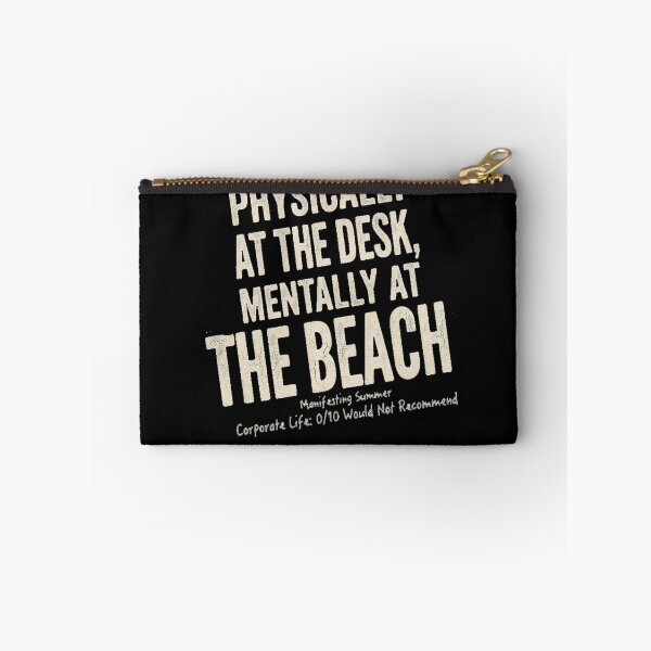 Item preview, Physically at the Desk Mentally at the Beach Funny Summer Burnou . designed and sold by TrendForge.