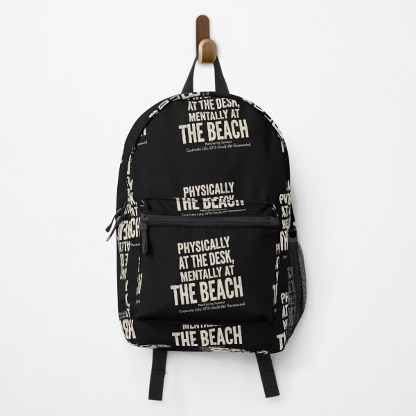 Item preview, Physically at the Desk Mentally at the Beach Funny Summer Burnou . designed and sold by AGawas.