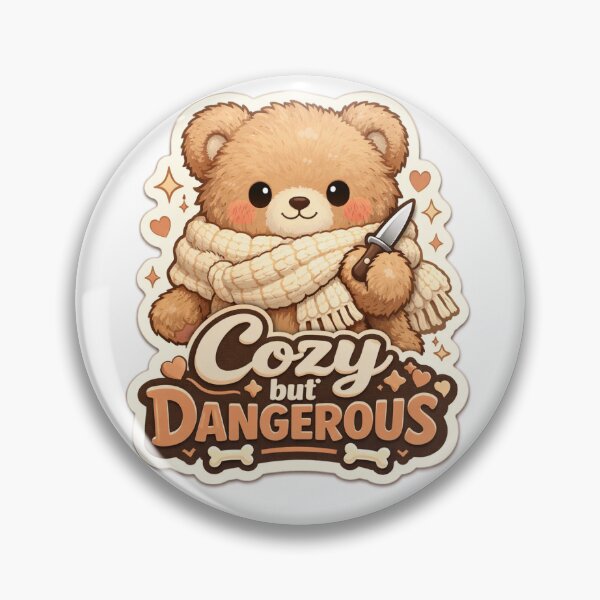 Item preview, Cute Bear Sticker Kawaii Chaos Meme Aesthetic for Cozy Friends & Funny Humor designed and sold by CutePrintCorner.