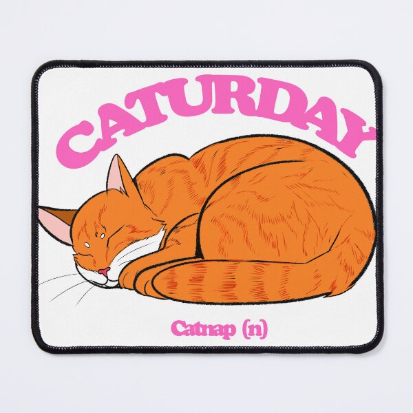 Item preview, Caturday Orange Tabby Catnap Definition Graphic designed and sold by SunnyDayApparel.