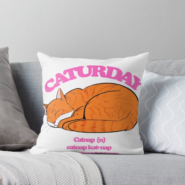 Item preview, Caturday Orange Tabby Catnap Definition Graphic designed and sold by SunnyDayApparel.