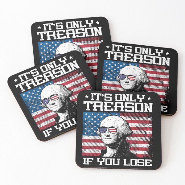 Item preview, its only treason if you lose funny 4th of july patriotic  designed and sold by mariazin.