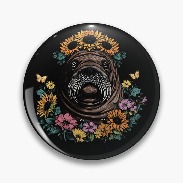 Item preview, Funny Walrus Floral Colorful Boys Girls Kids designed and sold by rafaeltto.