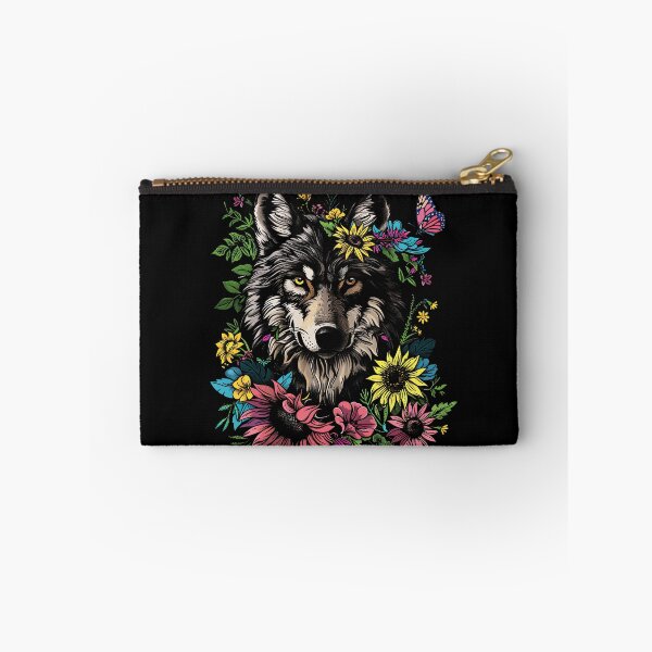 Item preview, Funny Wolf Floral Colorful Boys Girls Kids designed and sold by rafaeltto.