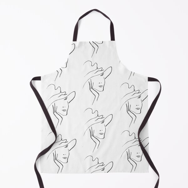 Item preview, Woman wearing a hat drawing designed and sold by TippeeToucan.