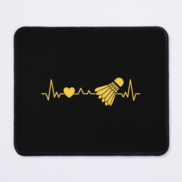 Item preview, Badminton Heartbeat with Shuttlecock and Love Sports designed and sold by allistermariam.
