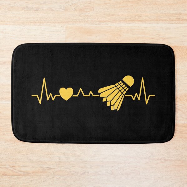 Item preview, Badminton Heartbeat with Shuttlecock and Love Sports designed and sold by allistermariam.