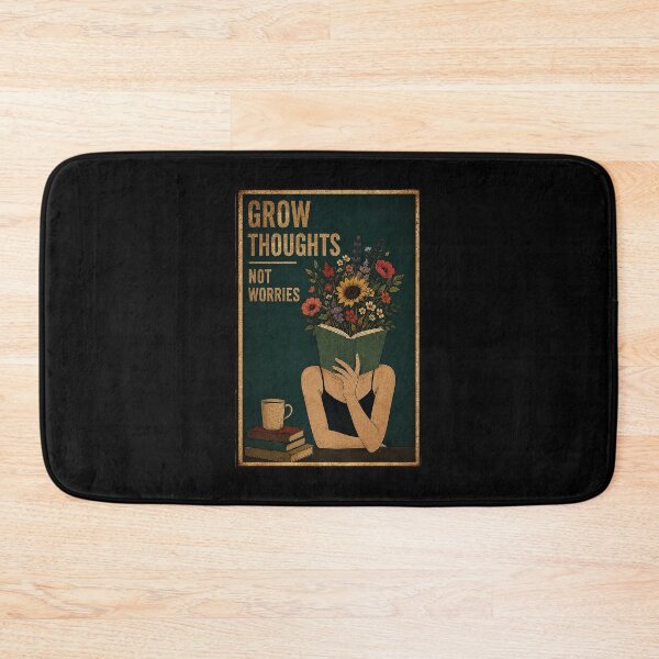 Item preview, Vintage Floral Reading Art With Calm Growth Mindset designed and sold by ferminhays.