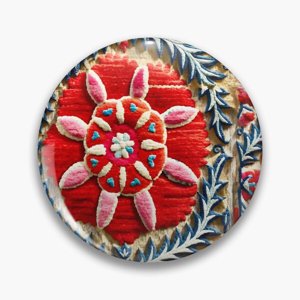 Item preview, 18th Century Suzani Fragment Print designed and sold by Vicky Brago-Mitchell®.