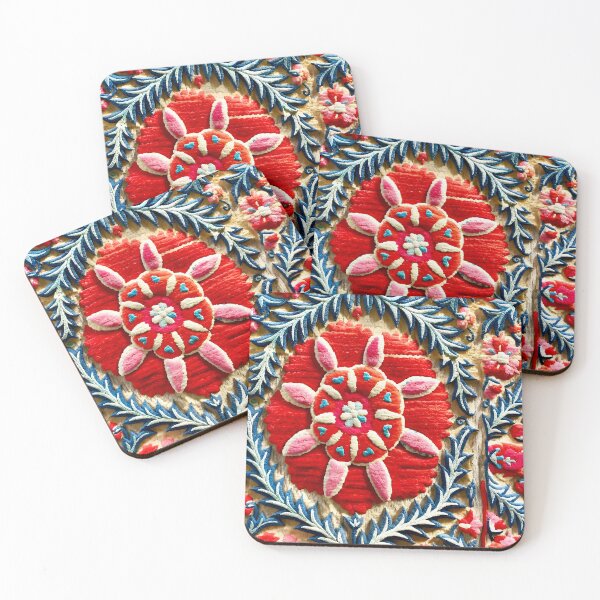 Item preview, 18th Century Suzani Fragment Print designed and sold by Vicky Brago-Mitchell®.