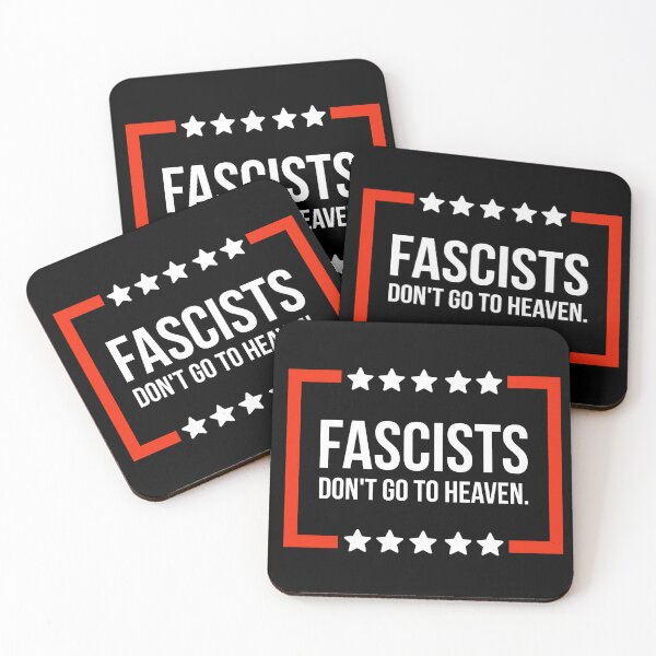Item preview, Fascists don’t go to heaven  designed and sold by Rachel the Artist .