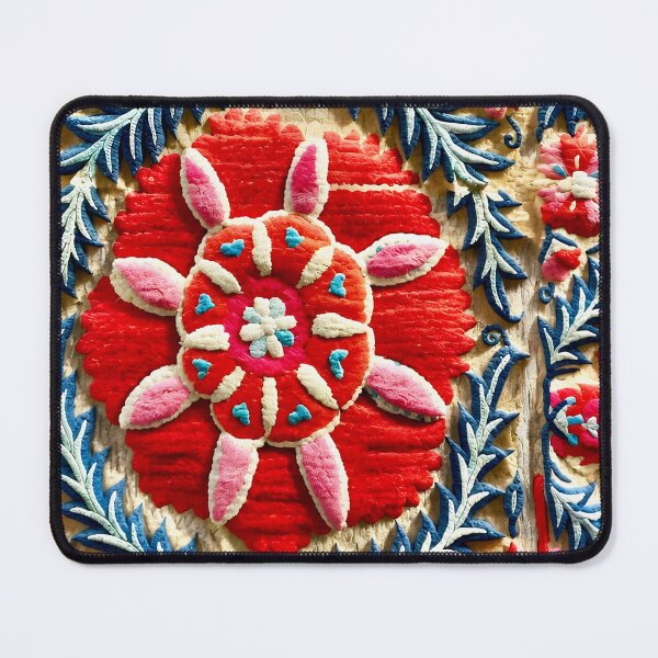 Item preview, 18th Century Suzani Fragment Print designed and sold by Vicky Brago-Mitchell®.
